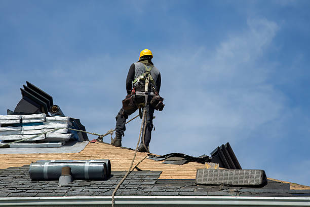 Professional Roof Repair technician working in Miller Place, NY